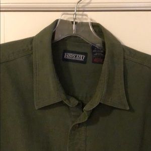 Lands End long sleeve flannel shirt.